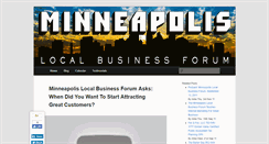 Desktop Screenshot of minneapolislocalbusiness.com